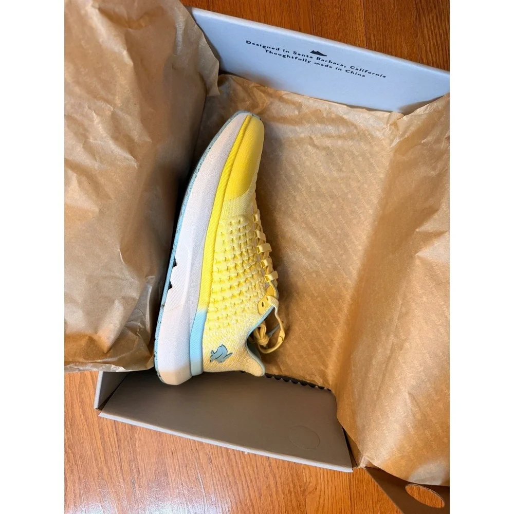 Rabbit Dream Chaser Running Shoes Womens Yellow Light Blue Athletic‎ Sneakers